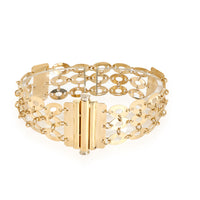 Oval Link Chain-Mail Bracelet in 18K Yellow Gold