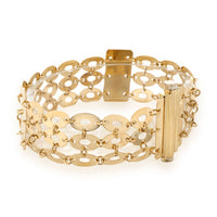 Oval Link Chain-Mail Bracelet in 18K Yellow Gold