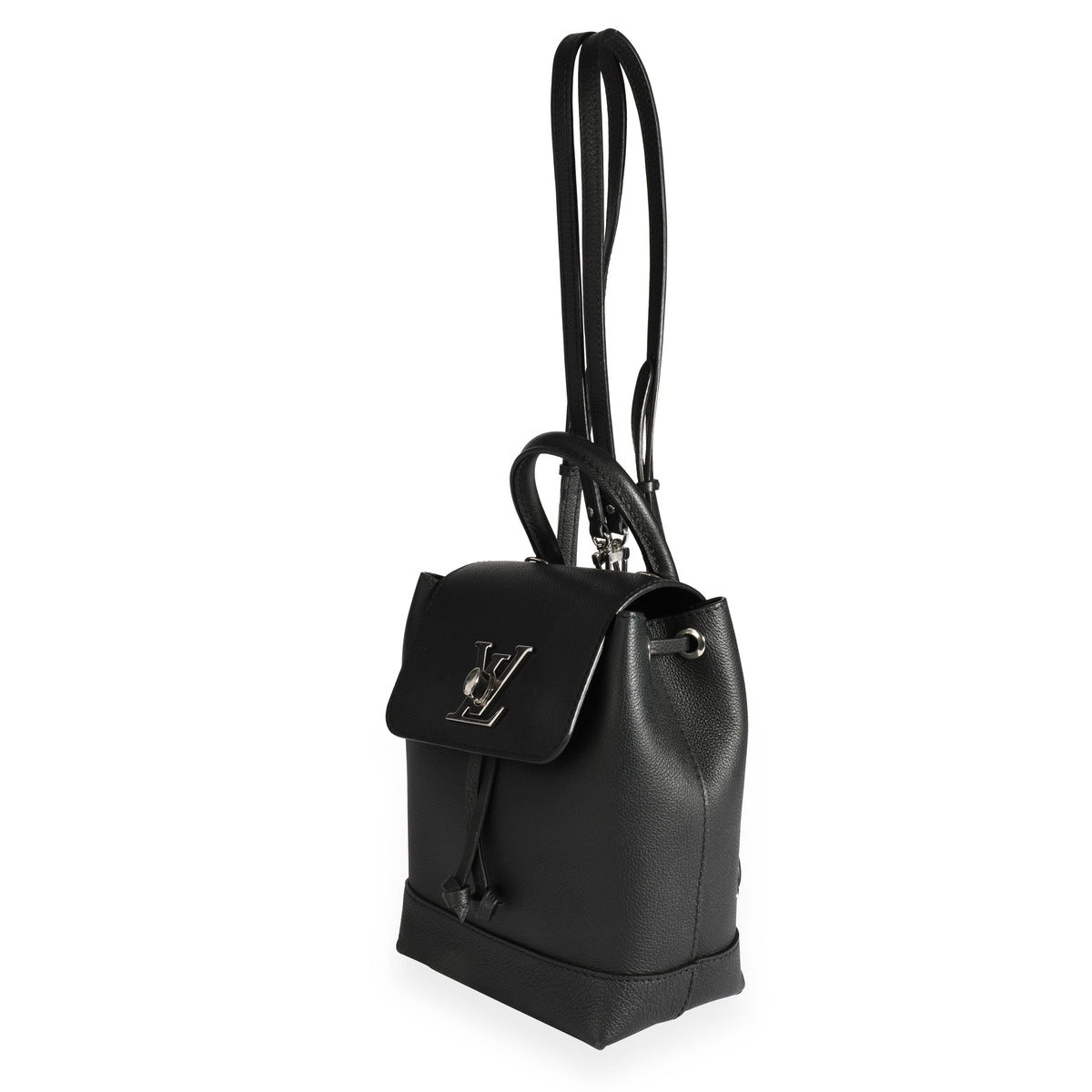 Louis Vuitton Black Calfskin Lockme Mini Backpack by WP Diamonds – myGemma