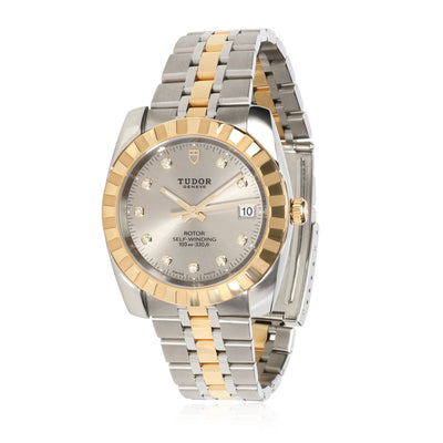 Tudor Classic Date 21013 Men's Watch in 18kt Stainless Steel/Yellow Gold