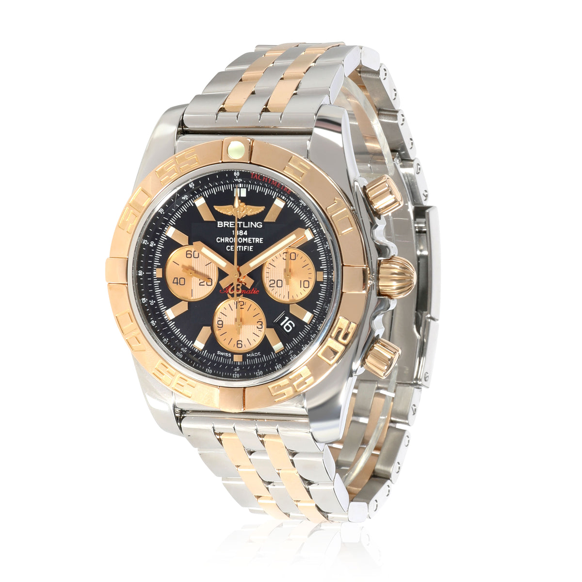 Breitling Chronomat 44 CB011012/B968 Men's Watch in 18kt Rose Gold/Stainless Ste