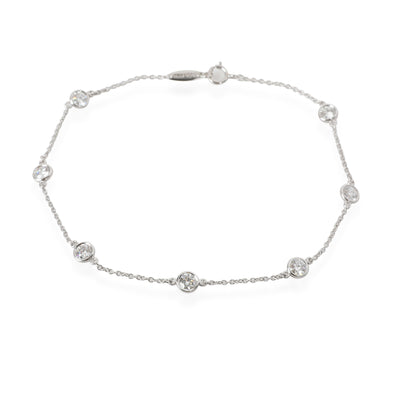 Tiffany & Co. Elsa Peretti Diamond by the yard Bracelet in Platinum 1.26 CTW