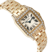 Cartier Santos Demoiselle WF9001Y7 Women's Watch in 18kt Yellow Gold