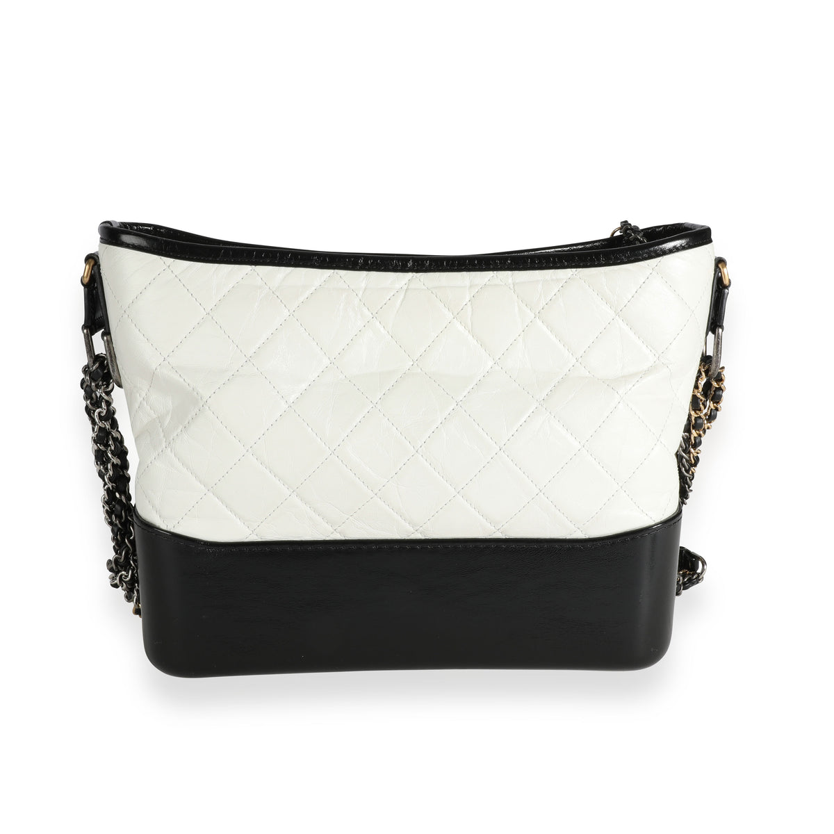 CHANEL Iridescent Aged calf leather Quilted Small Gabrielle Bag