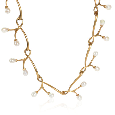 Angela Cummings Pacifica Freshwater Pearl Necklace in 18K Yellow Gold