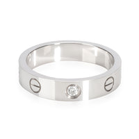 Cartier Diamond Love Ring in 18K White Gold 0.02 CTW