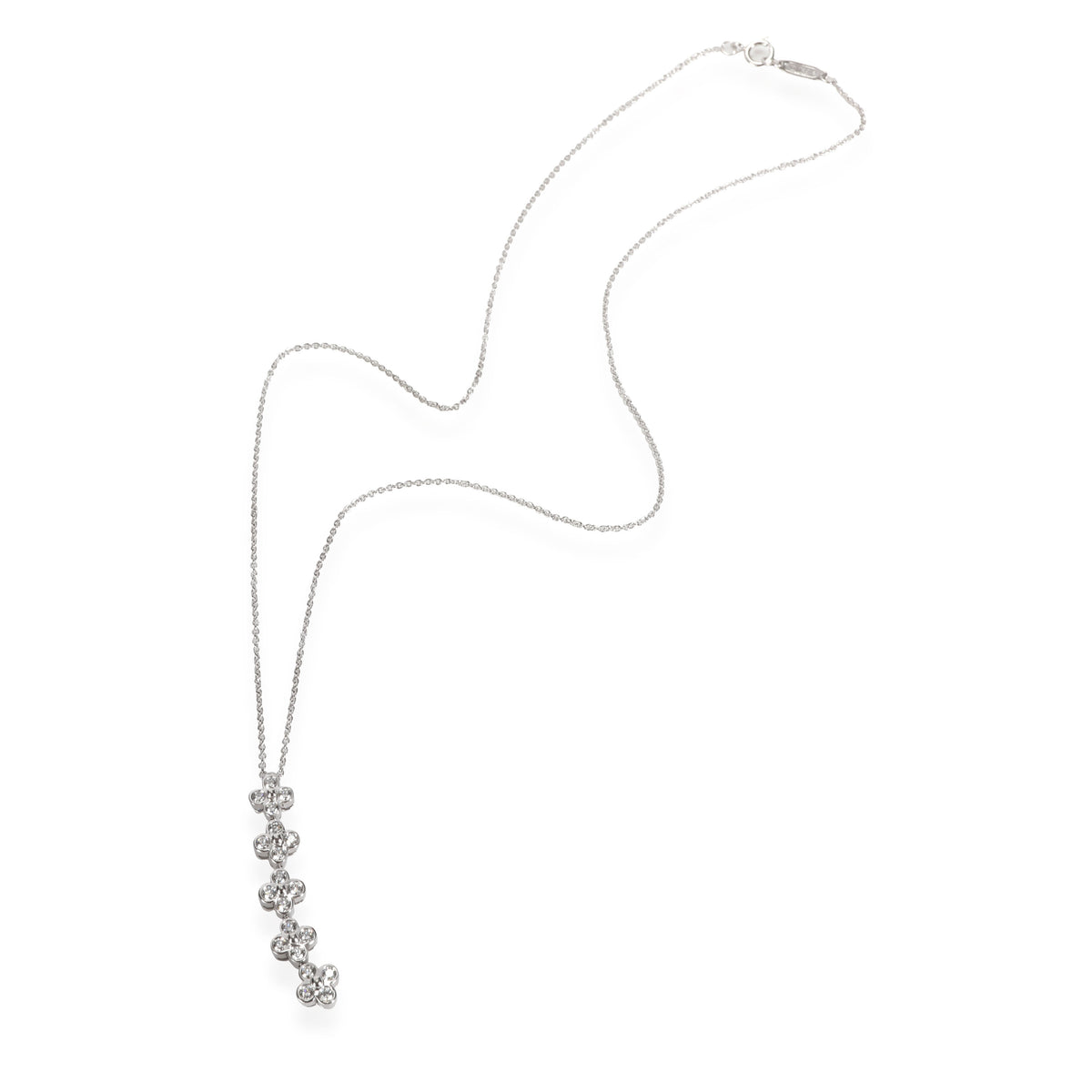 Tiffany & Co. Lace Diamond Necklace in Platinum 0.60 CTW