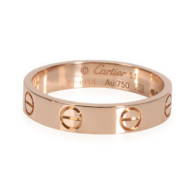 Cartier Love Ring in 18K Pink Gold