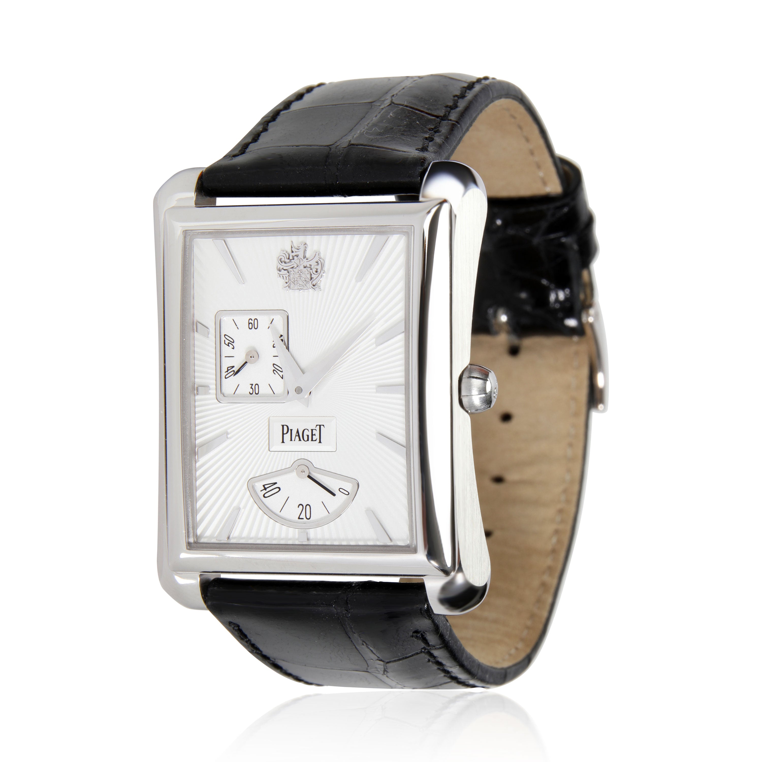 Piaget Emperador Black Tie GOA33069 Men s Watch in 18kt White Gold