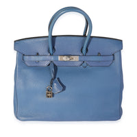 Hermès Bleu Brighton Clémence Birkin 35 PHW