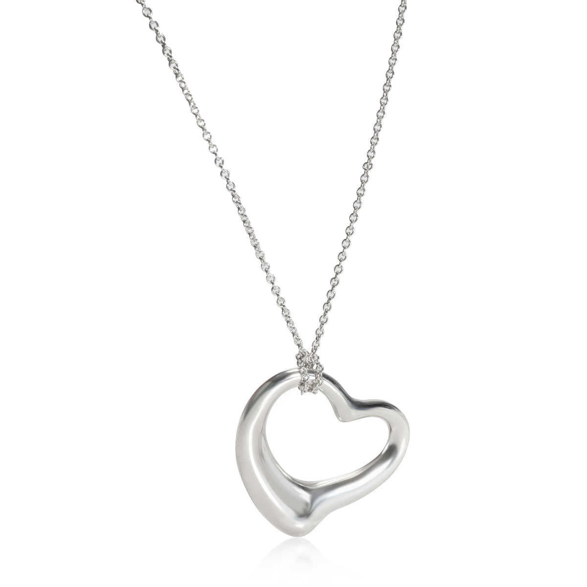 Tiffany & Co. Elsa Peretti Open Heart Pendant in Sterling Silver