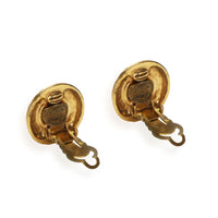 Chanel Vintage Gold Tone Earrings
