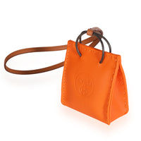 Hermès Feu Milo & Gold Swift Leather Bag Charm
