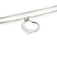 Tiffany & Co. Paloma Picasso Open Heart Mesh Necklace in Sterling Silver