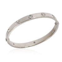 Cartier Love Bracelet with 6 Diamonds in 18K White Gold 0.50 CTW