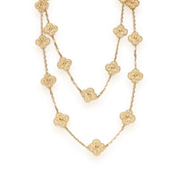 Van Cleef & Arpels Alhambra Necklace in 18KT Yellow Gold