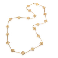 Van Cleef & Arpels Alhambra Necklace in 18KT Yellow Gold