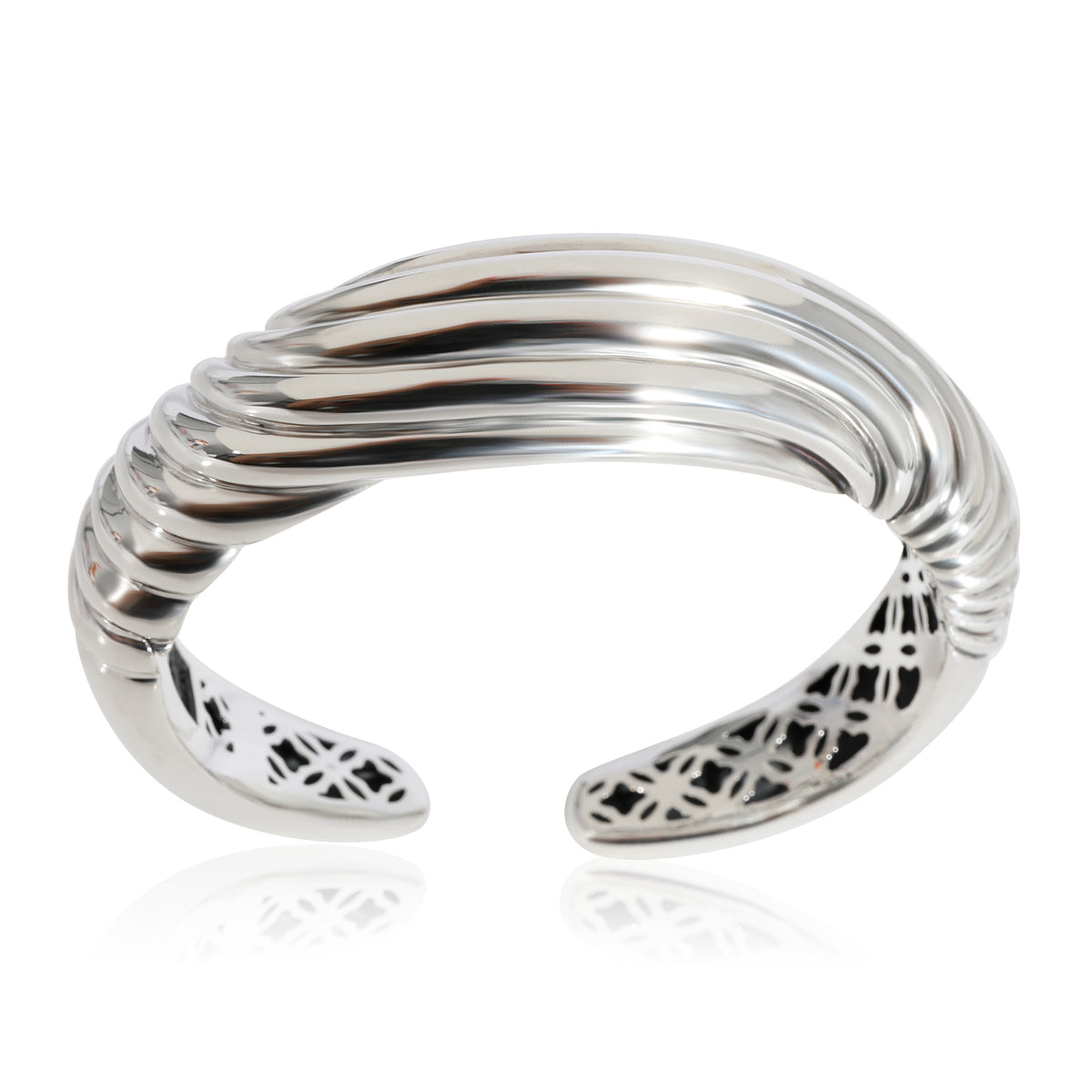 David Yurman Sculpted  Cuff in  Sterling Silver