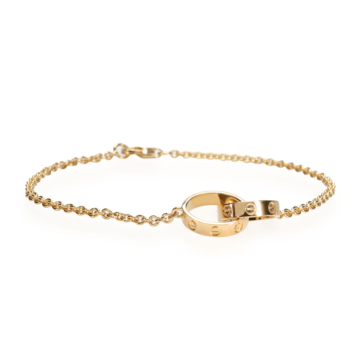 Cartier Love Interlocking  Bracelet in 18K Yellow Gold