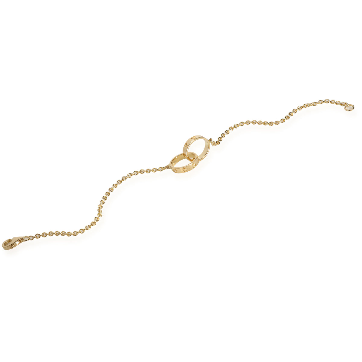 Cartier Love Interlocking  Bracelet in 18K Yellow Gold