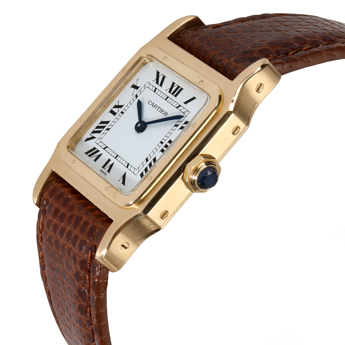 Cartier Santos Dumont 78097 Women's Watch in 18kt Yellow Gold