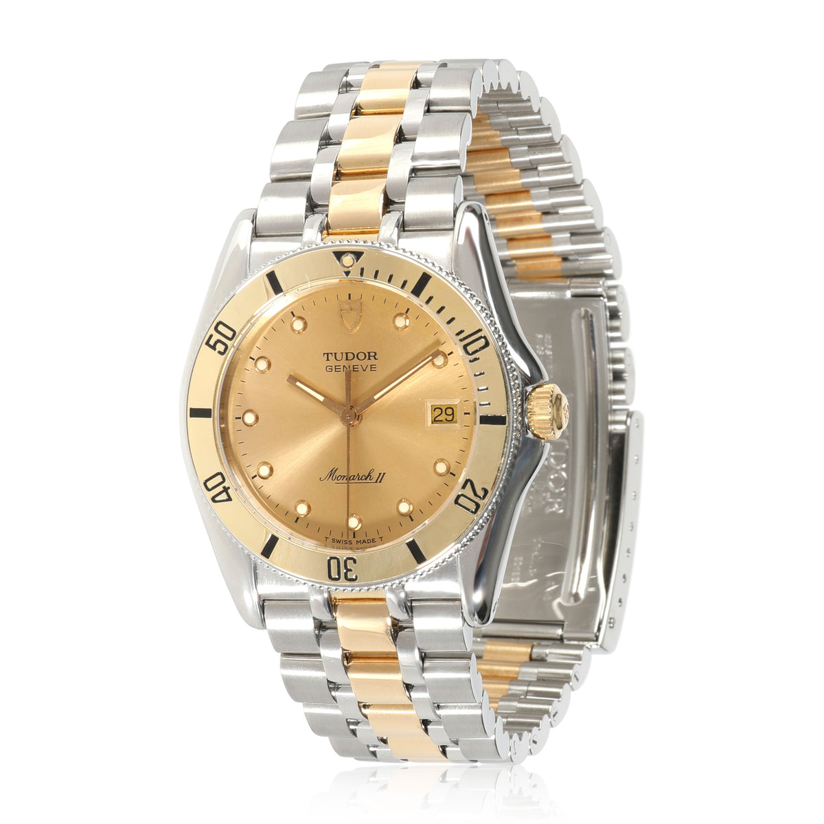 Tudor Monarch II 15653 Mens Watch in 18kt Stainless Steel/Yellow Gold