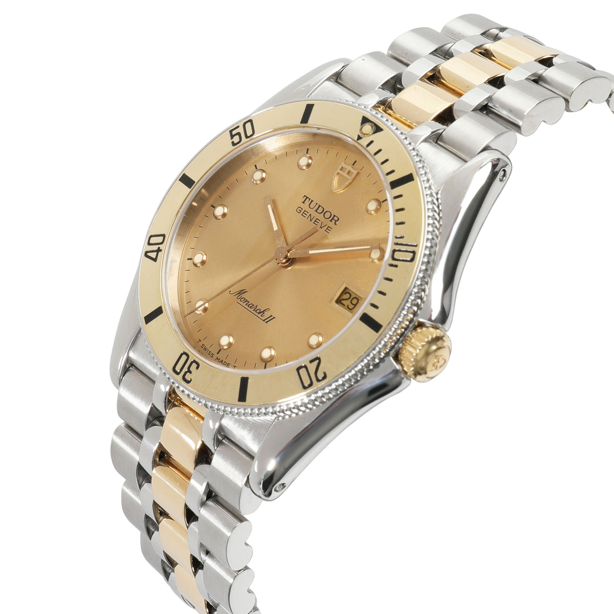 Tudor Monarch II 15653 Mens Watch in 18kt Stainless Steel/Yellow Gold