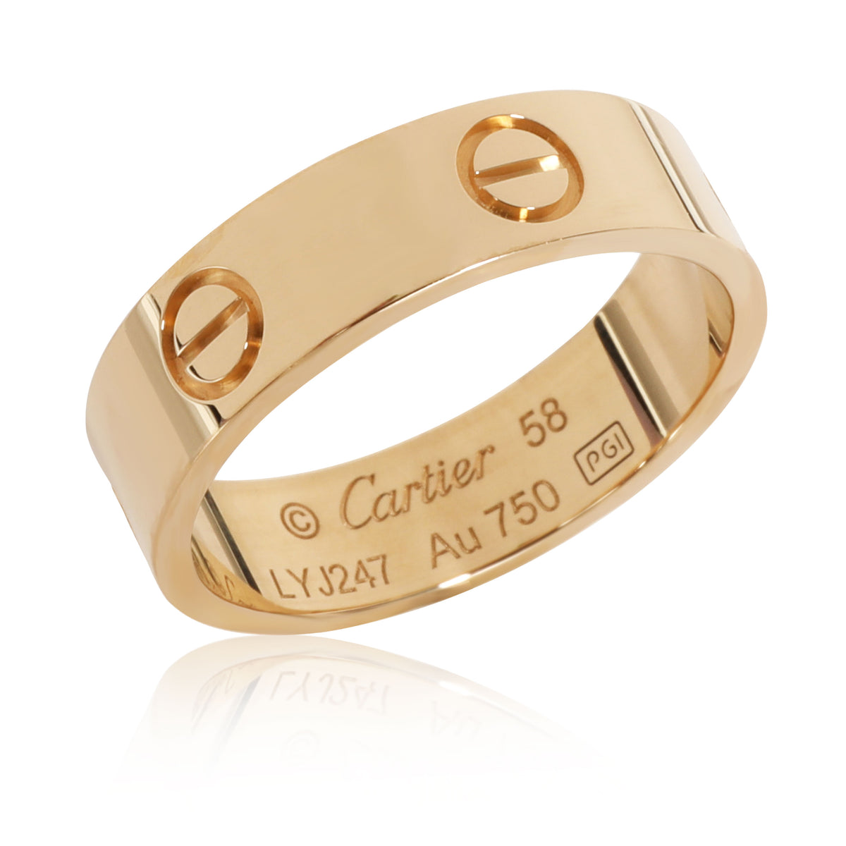Cartier Love Ring in 18K Yellow Gold