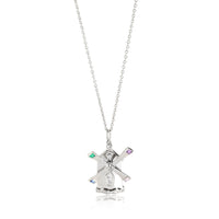 Tiffany & Co. Vintage Diamond Windmill Pendant in  Platinum 0.08 CTW