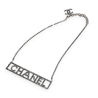 Chanel Ruthenium Bar Necklace