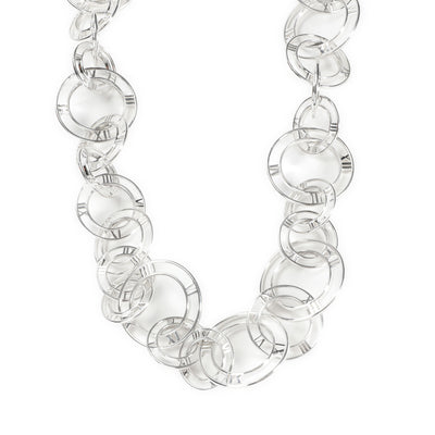 Tiffany & Co. Atlas Link Necklace in  Sterling Silver