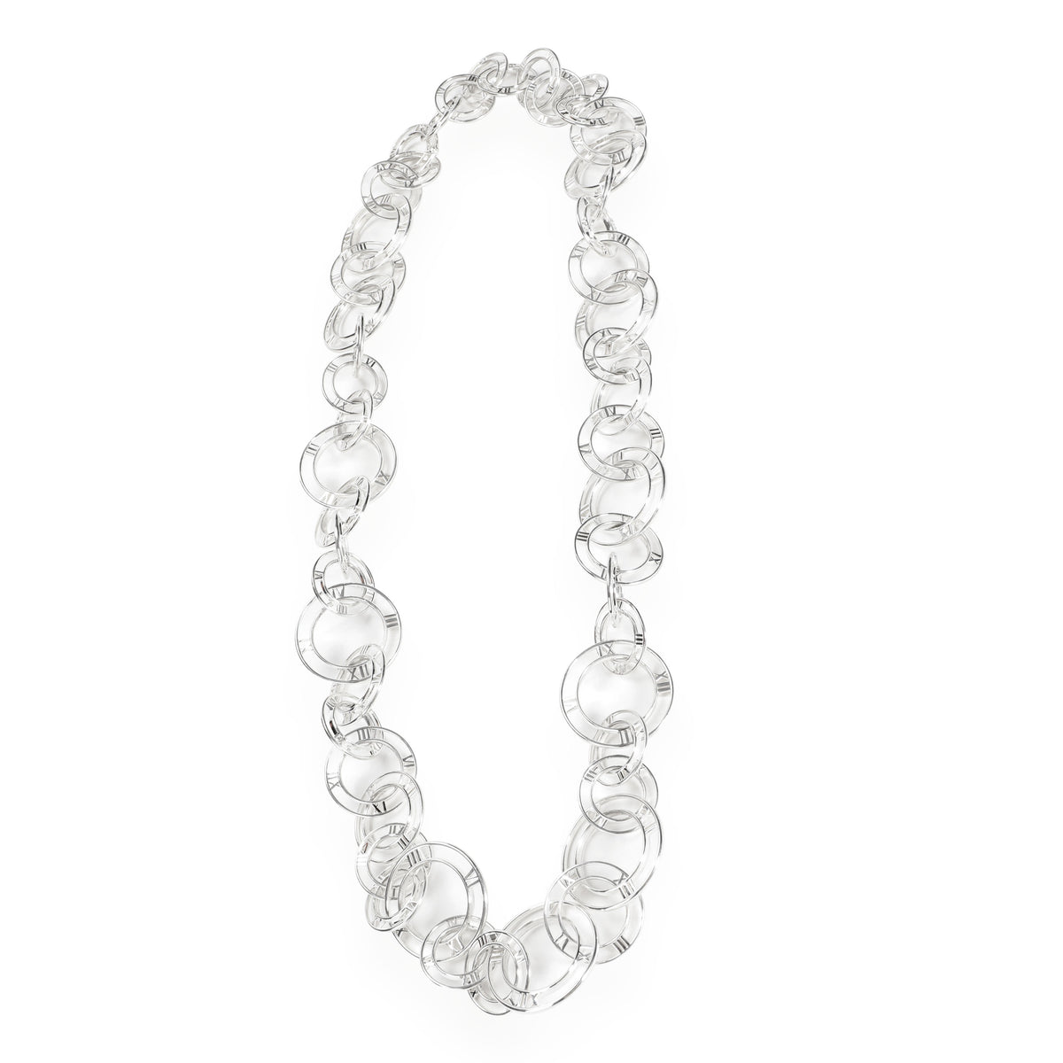 Tiffany & Co. Atlas Link Necklace in  Sterling Silver