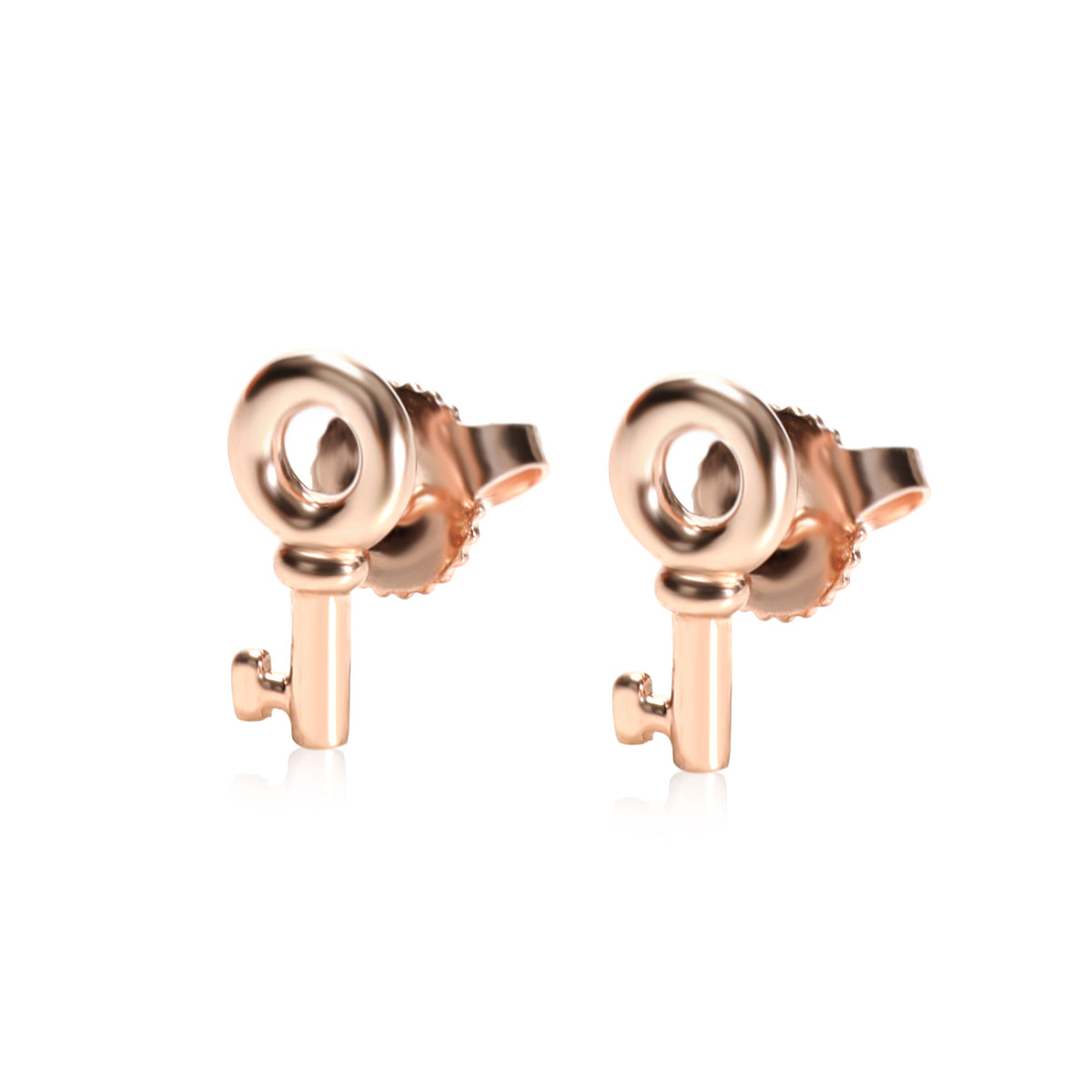 Tiffany & Co. Keys Stud Earring in 18K Rose Gold