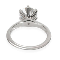 Tiffany & Co. Diamond Solitaire Engagement Ring in Platinum E VS2 2.04 CTW