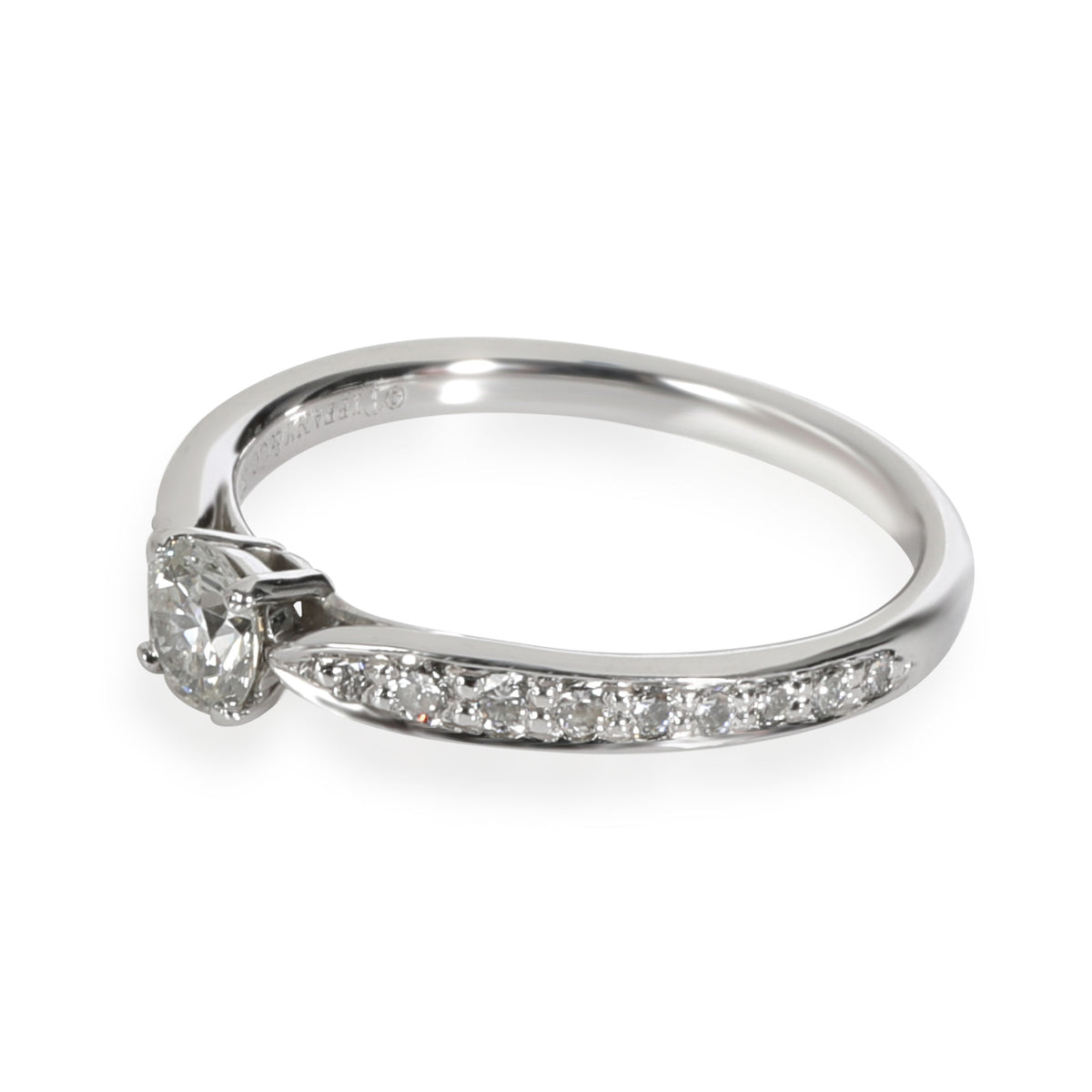 Tiffany & Co. Harmony Diamond Engagement Ring in  Platinum I VVS2 0.40 CT