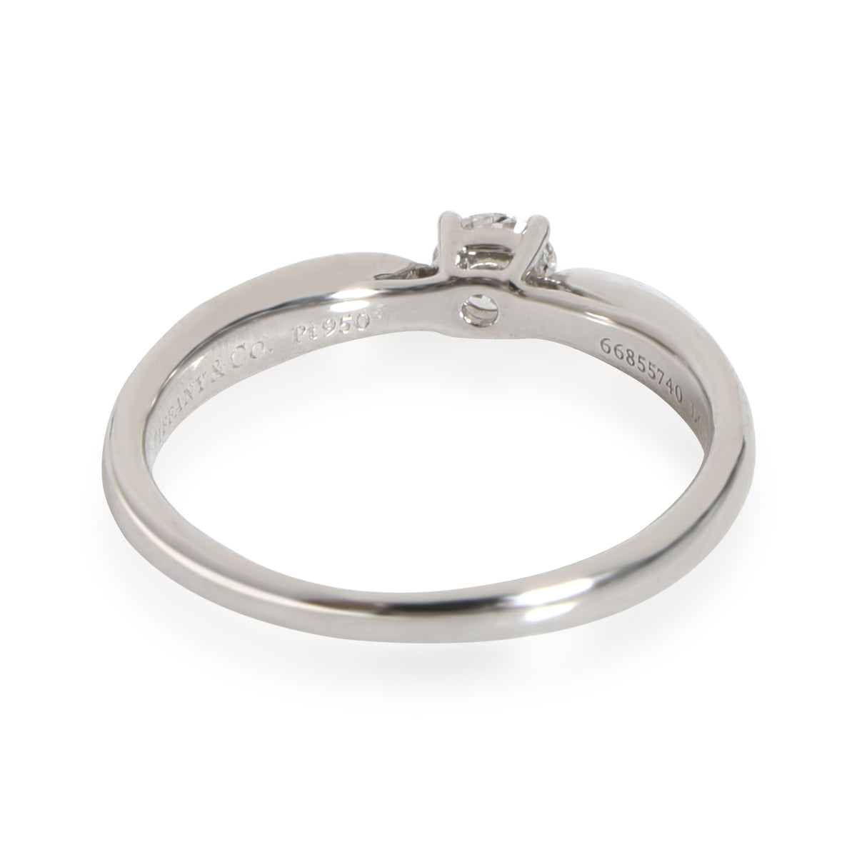 Tiffany & Co. Harmony Diamond Engagement Ring in  Platinum E VS1 0.19 CTW