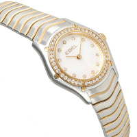 Ebel Wave 1003F1S Women's Watch in 18kt Stainless Steel/Yellow Gold