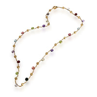 Marco Bicego Paradise Mix Gemstone Necklace in 18K Yellow Gold