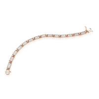 Kismet by Milka Diamond Sectioned Beaded Bracelet in 14K Rose Gold 1.32 CTW