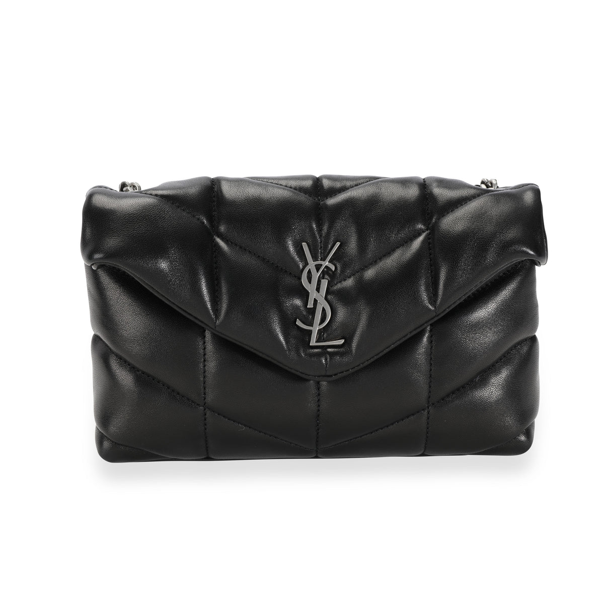 Saint Laurent Black Quilted Lambskin Mini Puffer Bag – myGemma, NZ