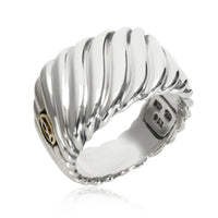 David Yurman Cable Signet Ring in  Sterling Silver