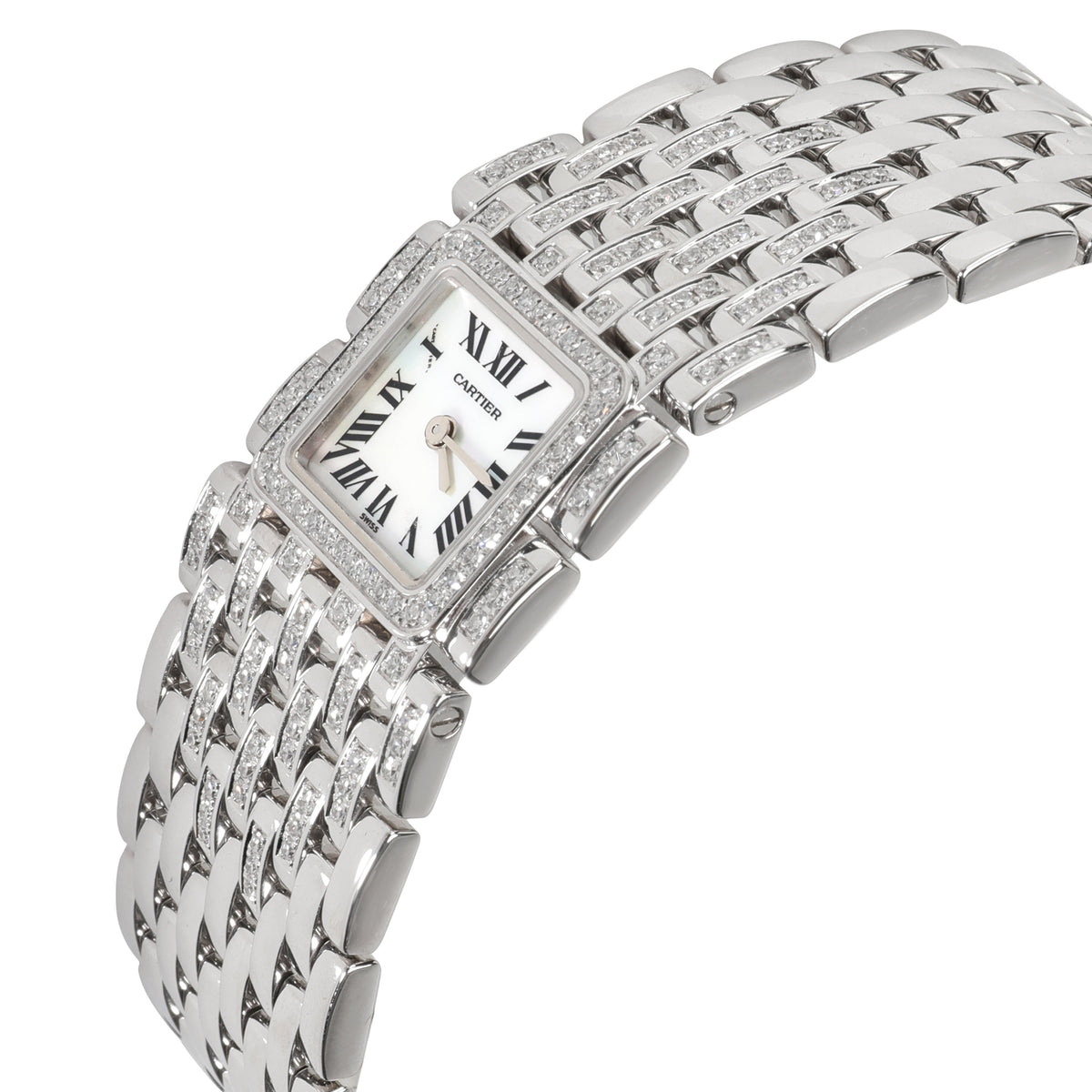 Cartier Panthere Ruban 2450 Women's Watch in 18kt White Gold