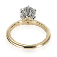 Tiffany & Co. Diamond Engagement Ring in 18K Yellow Gold/Platinum I VS2 1.36 CTW