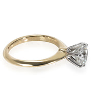 Tiffany & Co. Diamond Engagement Ring in 18K Yellow Gold/Platinum I VS2 1.36 CTW
