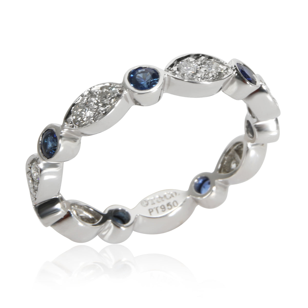 Tiffany jazz ring sapphire Clearance