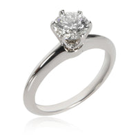 Tiffany & Co. Diamond Solitaire Engagement  Ring in Platinum H VVS2 1.01 CTW