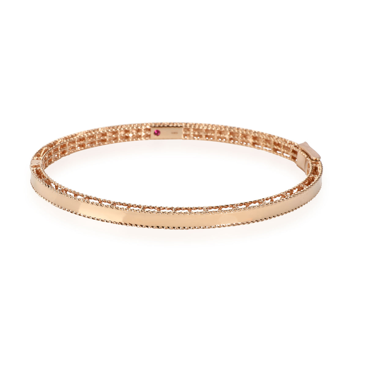 Roberto Coin Symphony Barocco Bangle in 18K Rose Gold