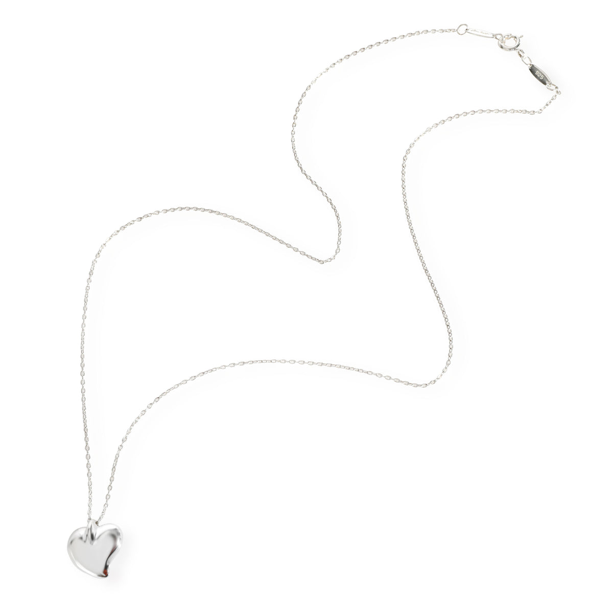 Tiffany & Co. Elsa Peretti Heart Pendant in  Sterling Silver