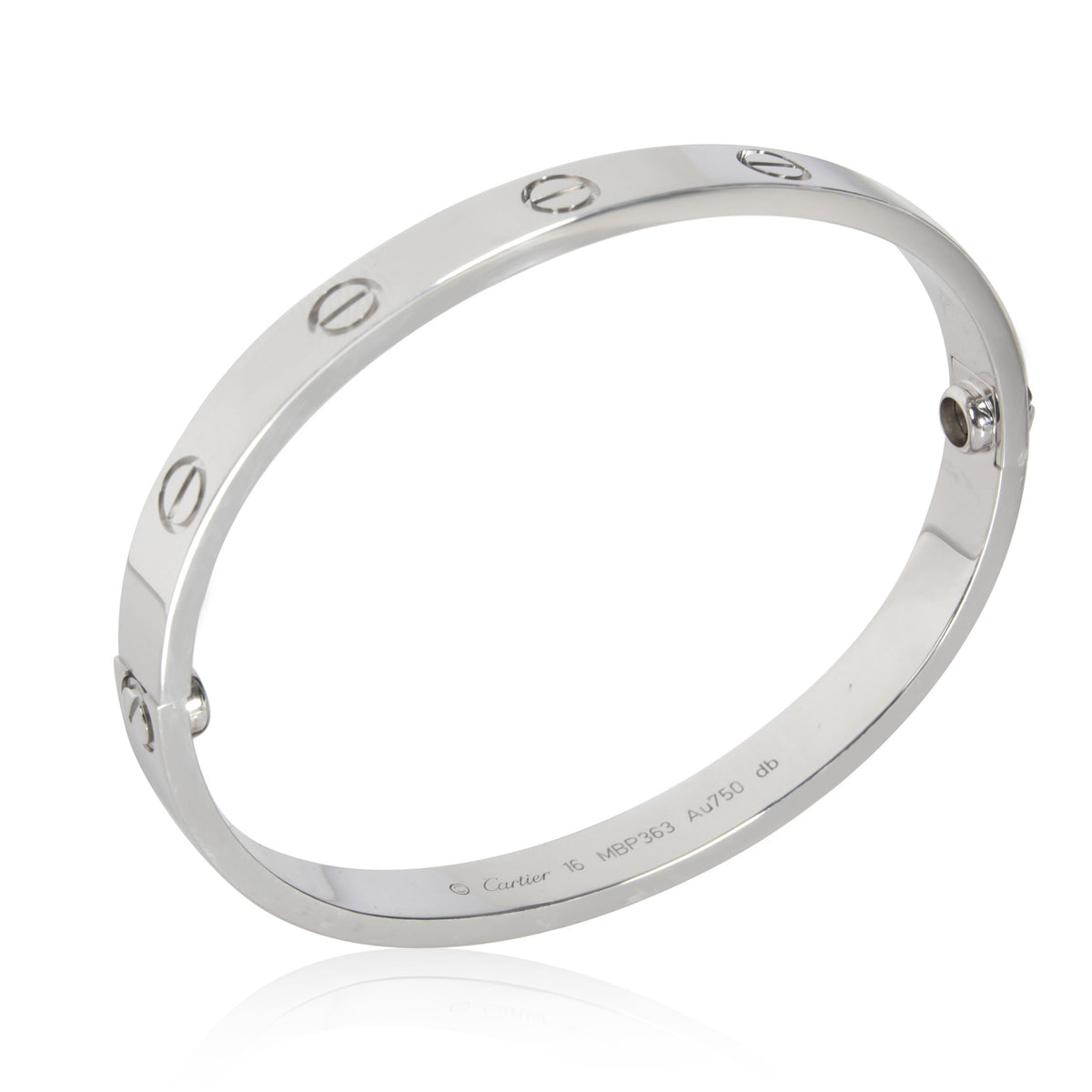 Cartier Love Bracelet in 18K White Gold