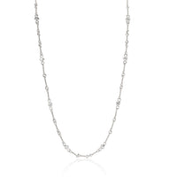 Tiffany & Co. Twist Bar Diamond Necklace in  Platinum 0.75 CTW